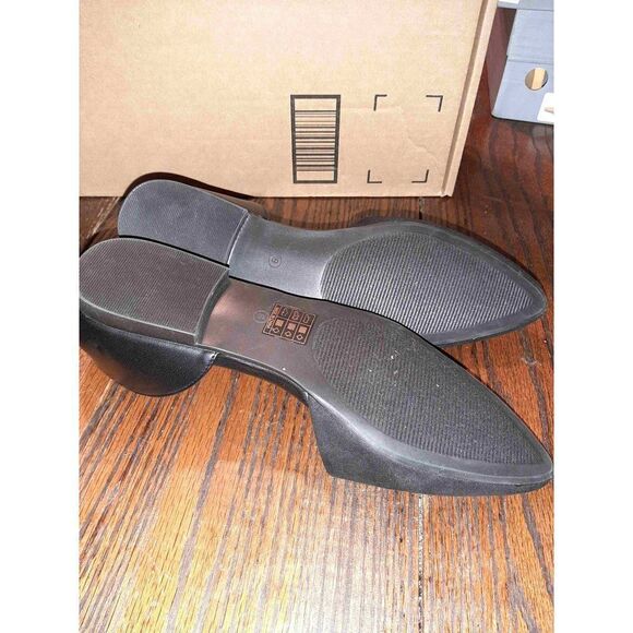 New Size 9 Dream Pairs Black Elegant Pointed Toe D'orsay Slip On Flat Shoes - Picture 10 of 10